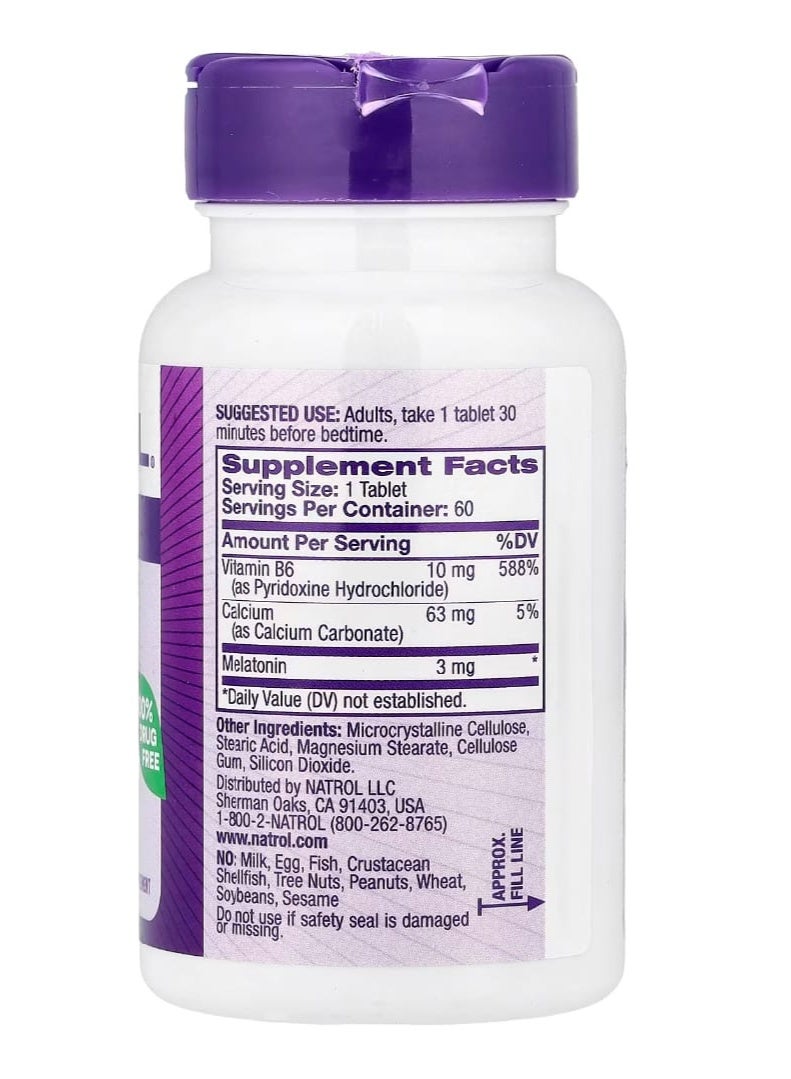 ناترول Melatonin 60 Tablets - Image 2